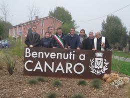 Un benvenuto "verde" alle porte di Canaro