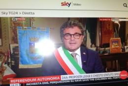 Referendum Veneto: Bergamin diretta su Sky Tg24