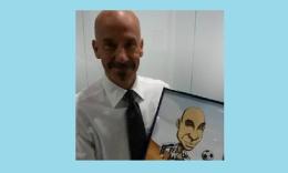 Biaz e la caricatura di Vialli, successo a Sky
