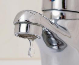 Erogazione dell'acqua ridotta