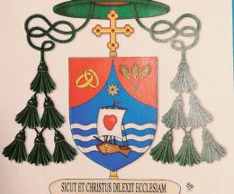 Per il vescovo Dianin, uno stemma pieno di simboli