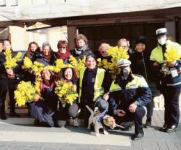 Al mercato mimose per tutte le donne