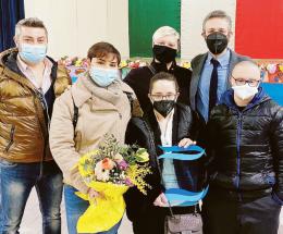 L’abbraccio di Canaro alla campionessa