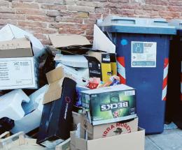 Rifiuti irregolari, boom di multe