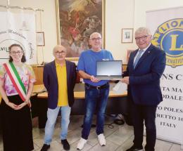 Lions club, donazione alla Pro loco