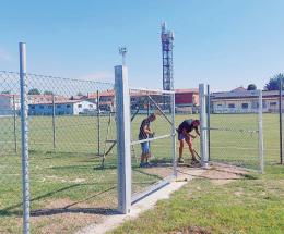 Lavori anti vandali agli impianti sportivi