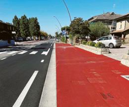 Finiti i lavori per la pista ciclabile