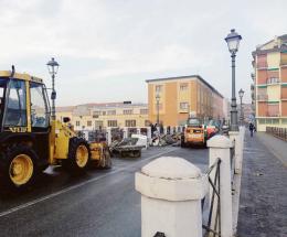 Tre settimane di lavori al ponte Cavanis