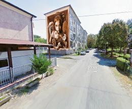 Un murales in borgo XXV Luglio