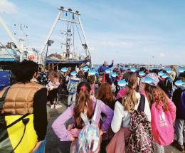 I bambini al mercato ittico: che emozione!