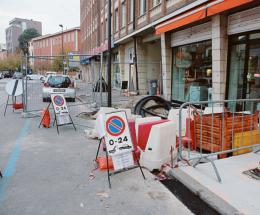 Cantiere fermo, disagi e problemi