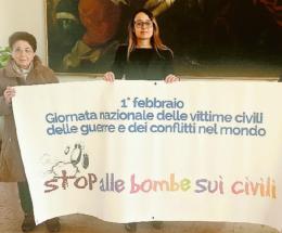 "Niente bombe sui civili"