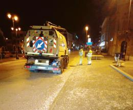 Dopo il carnevale, centro città tirato subito a lucido 