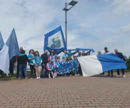 Esultanza azzurra per lo scudetto