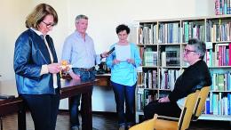 Gabriella Veronese socia onoraria della biblioteca