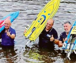 Tre chioggiotti sul podio della moto radiocomandata