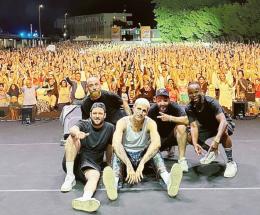 In 2.500 a Rosolina per il concerto di Mr. Rain 