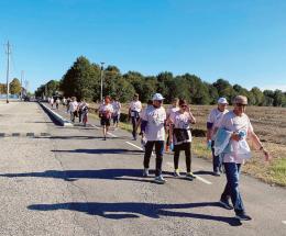 “Camminata in rosa”, si parte