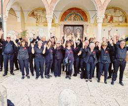 La corale in scena a Curtatone