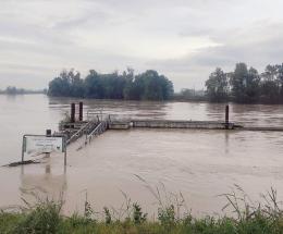 Occhi puntati sulla piena dell'Adige