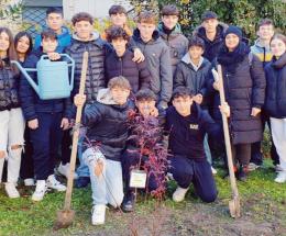 Nuovo acero rosso a Villa Adria