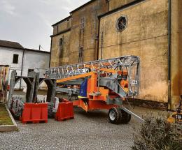 Lavori in corso in chiesa a Rottanova