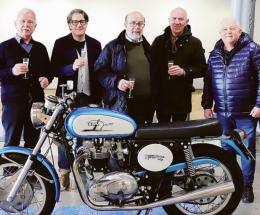 Moto storiche in mostra in Pescheria