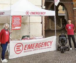 In piazza con la Colomba della pace