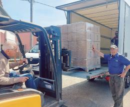 Un carico dolcissimo per l’Ucraina