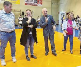 Sport e salute sul palco del palazzetto