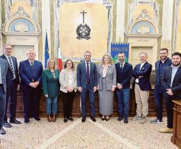 Studenti al lavoro a palazzo Celio