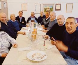 Cena e amarcord per splendidi 70enni