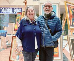 Spettacolo di colori in galleria