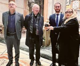 La lavorazione del latte nel presepe della diocesi