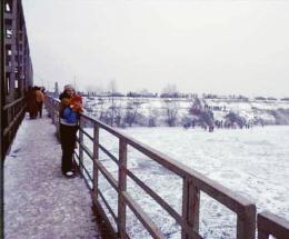 Il giorno in cui l’Adige ghiacciò