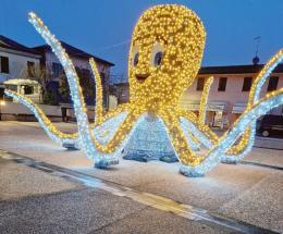 Il polpo non si stacca dalla piazza