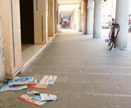 Pulizia straordinaria per i portici