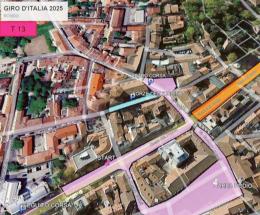 Pronta la mappa del Giro in città