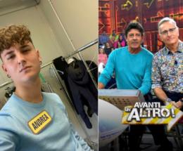 Il giovane Andrea ad “Avanti un altro”