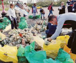 Valanga di plastica a Camerini