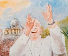 Papa Francesco vivrà per sempre a Frassinelle 