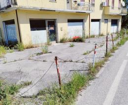 Tra rifiuti ed erba alta