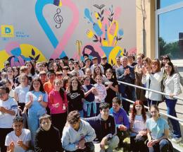 Un murales pieno di idee