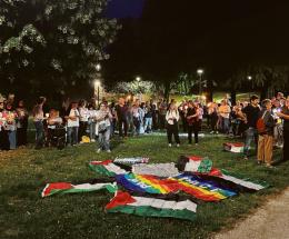 In 100 con una luce per Gaza