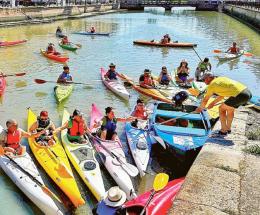 Il Canalbianco accoglie 44 kayak