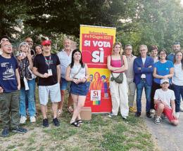 Il Comitato a favore del “sì” chiude la campagna in piazza