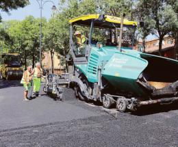 Nuovo asfalto in viale Gramsci 