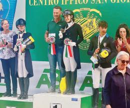 Camilla Maniezzi vola nel dressage
