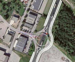 Romea, nuova rotatoria  a Porto Viro