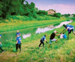 Catena umana per salvare gli alberi morenti